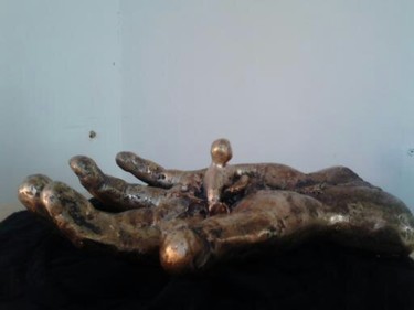 Скульптура под названием "le destin" - Agbée, Подлинное произведение искусства, Бронза