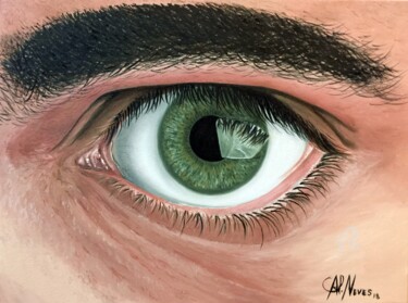 Pintura intitulada "Olhar" por Alexandre George, Obras de arte originais, Óleo