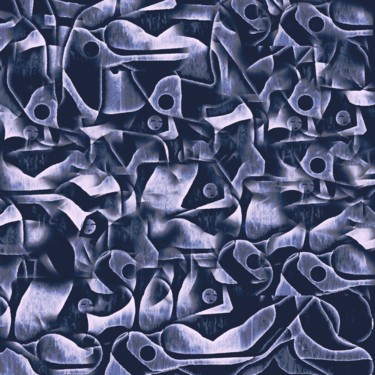 Human Gears Digital Arts titled "Human Gears" by Ageliki Baka, Original Art, Digital Painting