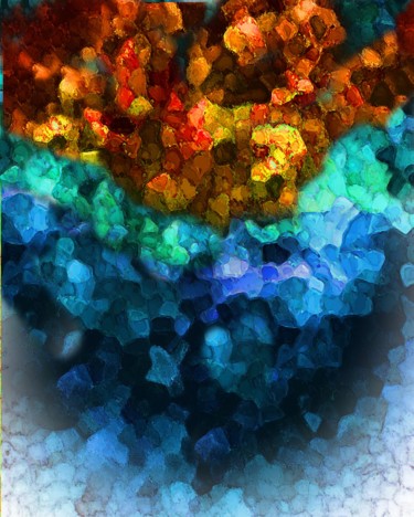 Spring II Digitale Künste mit dem Titel "Spring II" von Ageliki Baka, Original-Kunstwerk, Digitale Malerei