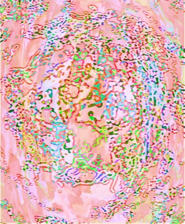 Digitale Kunst mit dem Titel "Song of Love" von Ageliki Baka, Original-Kunstwerk, Digitale Malerei