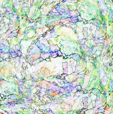 Digitale Kunst getiteld "Stillness II" door Ageliki Baka, Origineel Kunstwerk, Digitaal Schilderwerk