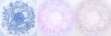 Roses of Inner Silence Digitale Künste mit dem Titel "Roses of Inner Sile…" von Ageliki Baka, Original-Kunstwerk, Digitale Malerei