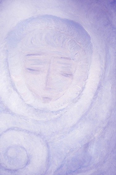 Картина под названием "Sadness" - Ageliki Baka, Подлинное произведение искусства, Масло