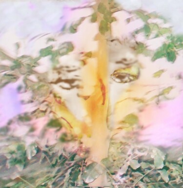 Digital Arts titled "tree spirit" by Ageliki Baka, Original Artwork, Digital Painting