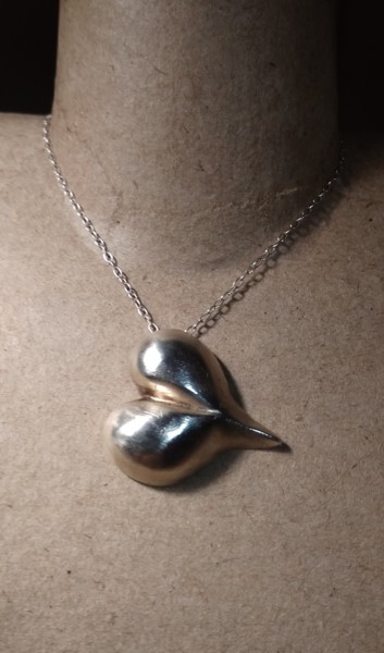 Design titled "Silver heart" by Aggie Damaskou, Original Artwork, Jewelry
