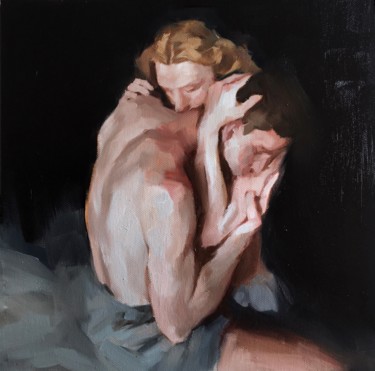 Картина под названием "untitled" - Александра Гитциграт, Подлинное произведение искусства, Масло