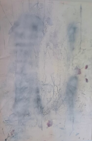 Schilderij getiteld "La brume" door Agl, Origineel Kunstwerk, Acryl