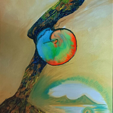 Malerei mit dem Titel "La nature" von Agl, Original-Kunstwerk, Acryl