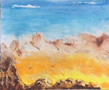 Peinture intitulée "Arizona Dust Bowl" par Terri, Œuvre d'art originale, Acrylique Monté sur artwork_cat.