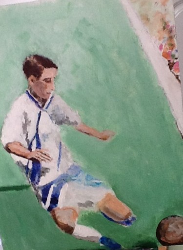 Painting titled "finalfootballer.jpg" by Terri, Original Artwork