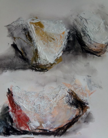 Рисунок под названием "Rocks" - Terri, Подлинное произведение искусства, Мел