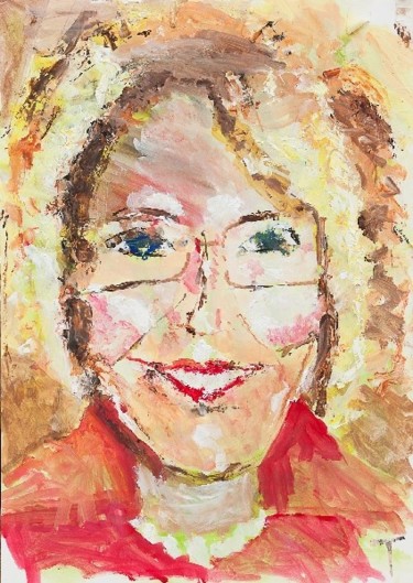 Painting titled "Helen Portrait" by Terri, Original Artwork, Oil