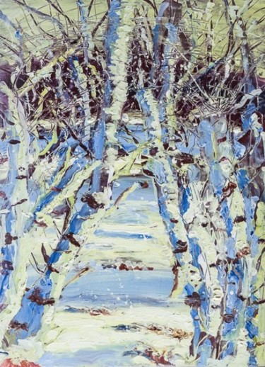 Malerei mit dem Titel "Trees" von Terri, Original-Kunstwerk