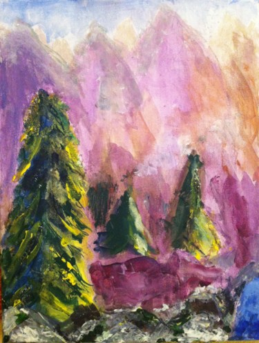 Painting titled "norway-1" by Terri, Original Artwork, Other