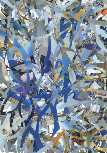 Collages intitolato "Shard" da Agnès Adamowicz, Opera d'arte originale, Collages