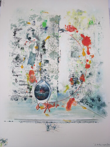 Peinture intitulée "Le boiteux magnifiq…" par Agnès Bollé (AGNES), Œuvre d'art originale, Gouache