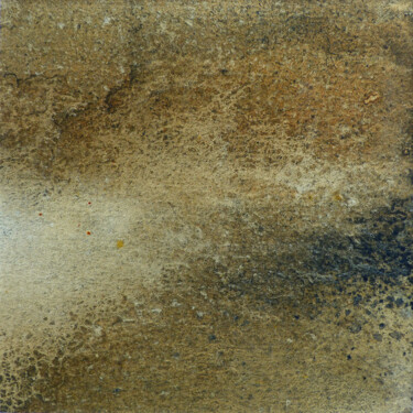 Картина под названием "Les Ors de l'automne" - Agnès Grégis (Au pinceau dansant), Подлинное произведение искусства, Акварель