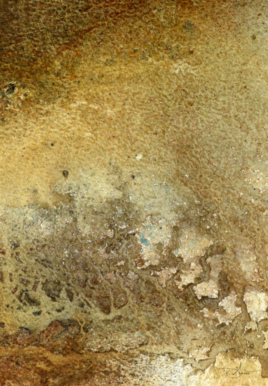 Картина под названием "Monde mordoré" - Agnès Grégis (Au pinceau dansant), Подлинное произведение искусства, Акварель