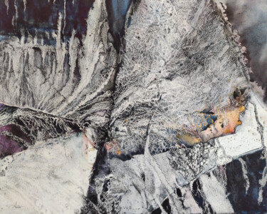 Peinture intitulée "Cassure" par Agnès Grégis (Au pinceau dansant), Œuvre d'art originale, Aquarelle