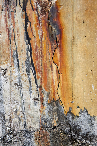 Photography titled "Concrete wall N°13" by Agnes Pelletier, Original Artwork, Non Manipulated Photography