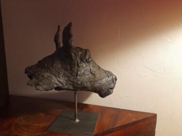 Sculpture intitulée "Eclair" par Agnès Raczynska, Œuvre d'art originale, Argile