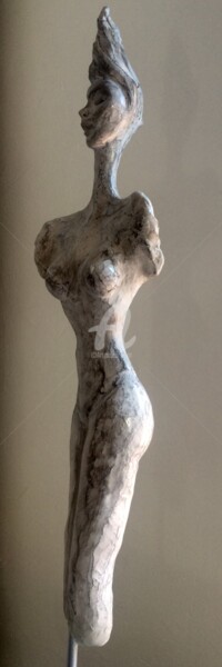 Sculpture intitulée "Finesse" par Agnesbens, Œuvre d'art originale, Terre cuite