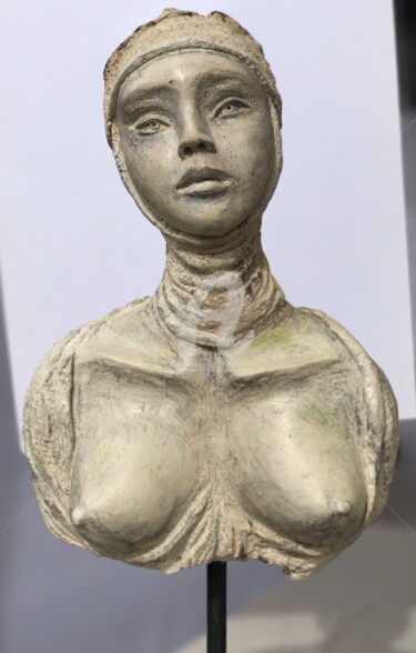 Sculpture intitulée "Charnelle" par Agnesbens, Œuvre d'art originale, Terre cuite