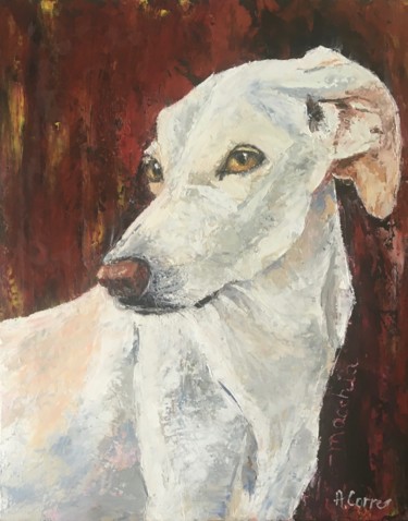 Painting titled "MACCHIA" by Agnes Corre, Original Artwork, Oil