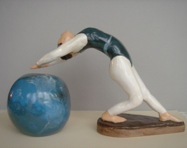Skulptur mit dem Titel "cirque" von Agnes Corre, Original-Kunstwerk