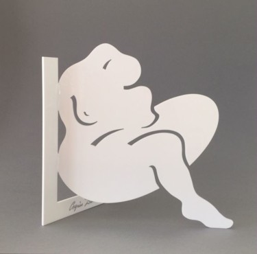 Escultura intitulada "Elle #artistsupport…" por Agnes Descamps, Obras de arte originais, Plástico