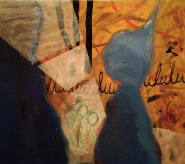 Картина под названием "Māšel nebaidies/  S…" - Agnese Brūvere-Alpe, Подлинное произведение искусства, Акрил Установлен на Де…