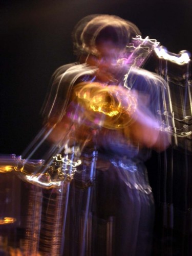 Photographie intitulée "le trompetiste" par Agnès M, Œuvre d'art originale