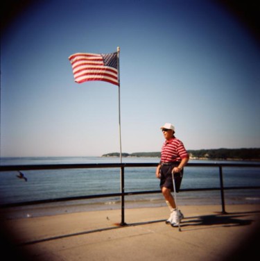 Photography titled "Le drapeau Américai…" by Agnès M, Original Artwork