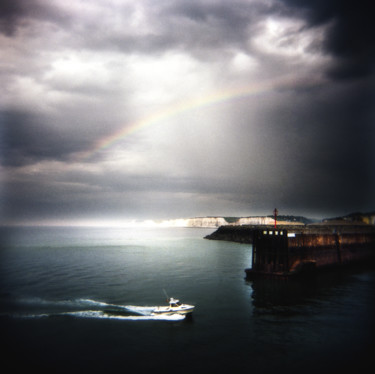 Fotografia intitolato "Port de dieppe" da Agnès M, Opera d'arte originale