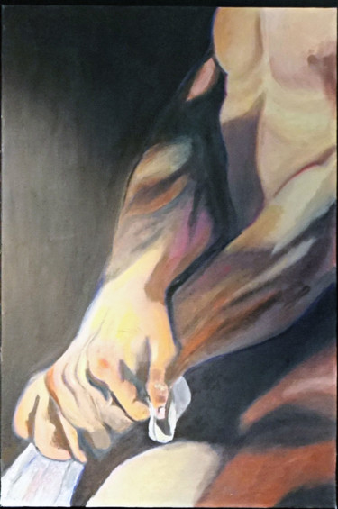 Pintura titulada "Classique-huile.jpg" por Agnès M, Obra de arte original, Oleo