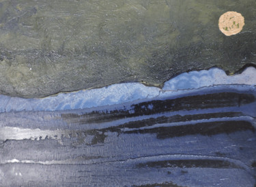 Peinture intitulée "paysage-soleil.gif" par Agnès Massart, Œuvre d'art originale, Autre