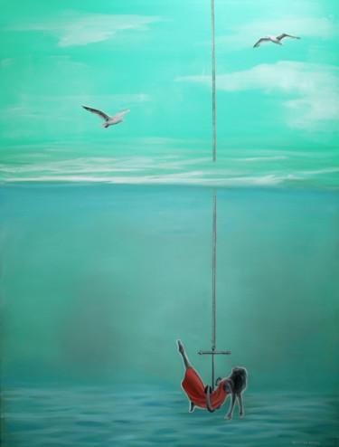 Картина под названием "Do you mind if I ha…" - Agnieszka Nosek, Подлинное произведение искусства, Масло