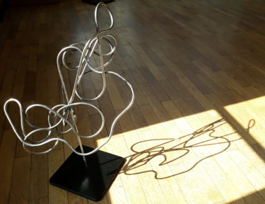 Sculpture titled "Sculpture 3" by Agnieszka Rozek, Original Artwork, Metals