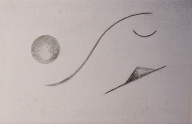 Drawing titled "" l'absolu"graphite" by Sophie Agogué, Original Artwork, Graphite