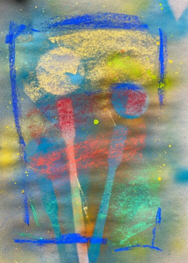 Peinture intitulée "Le printemps" par Sophie Agogué, Œuvre d'art originale, Bombe aérosol