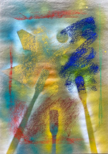 Peinture intitulée "Le printemps 2" par Sophie Agogué, Œuvre d'art originale, Acrylique