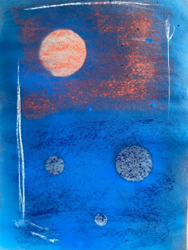 Painting titled "La période bleue 1" by Sophie Agogué, Original Artwork, Acrylic