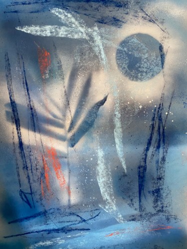 Painting titled "La période bleue 2" by Sophie Agogué, Original Artwork, Acrylic