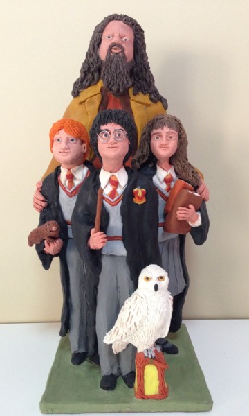 Escultura titulada "Harry Potter" por Agustin Gomez Fuentes, Obra de arte original, Plástico