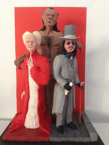 Escultura titulada "Dracula" por Agustin Gomez Fuentes, Obra de arte original, Plástico