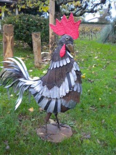 雕塑 标题为“Grand Coq” 由Agostinho Dacunha, 原创艺术品, 金属