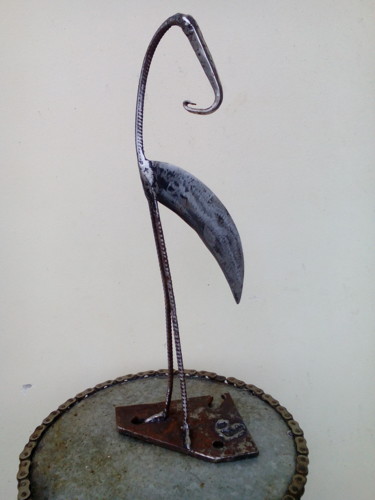 Sculpture intitulée "Le coeurdonnier" par Agostinho Dacunha, Œuvre d'art originale, Acier inoxydable