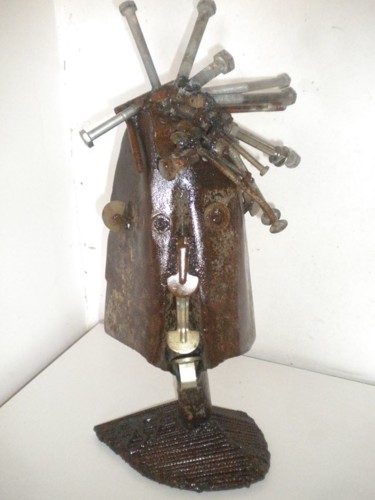 Sculpture titled "Pelle" by Agostinho Dacunha, Original Artwork, Metals