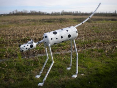 Sculpture intitulée "Dalmatien" par Agostinho Dacunha, Œuvre d'art originale, Métaux